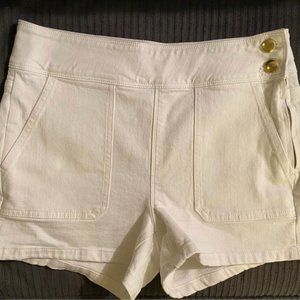 Frame White Denim Shorts - size 25 women's